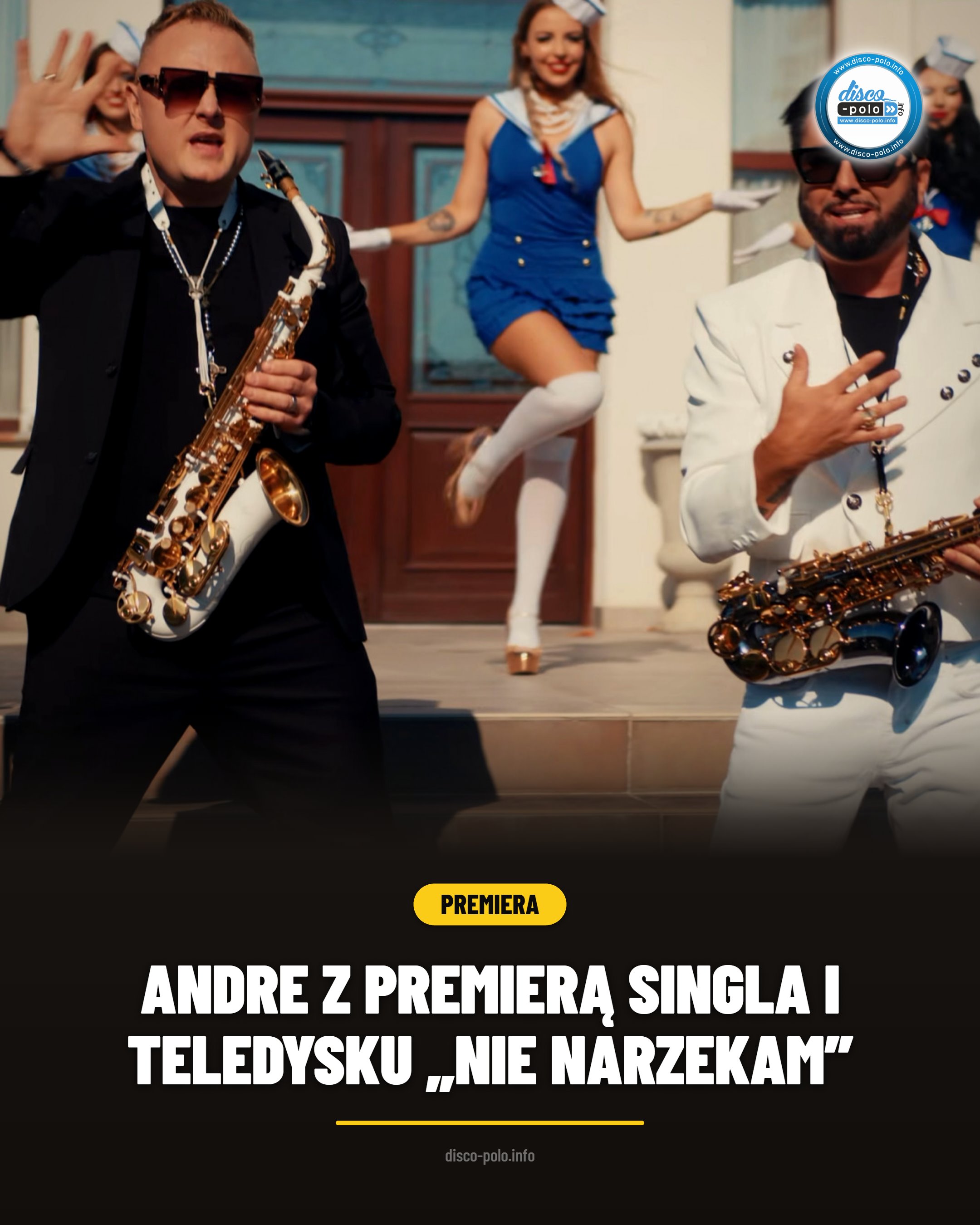 ANDRE z saksofonem – premiera Nie narzekam