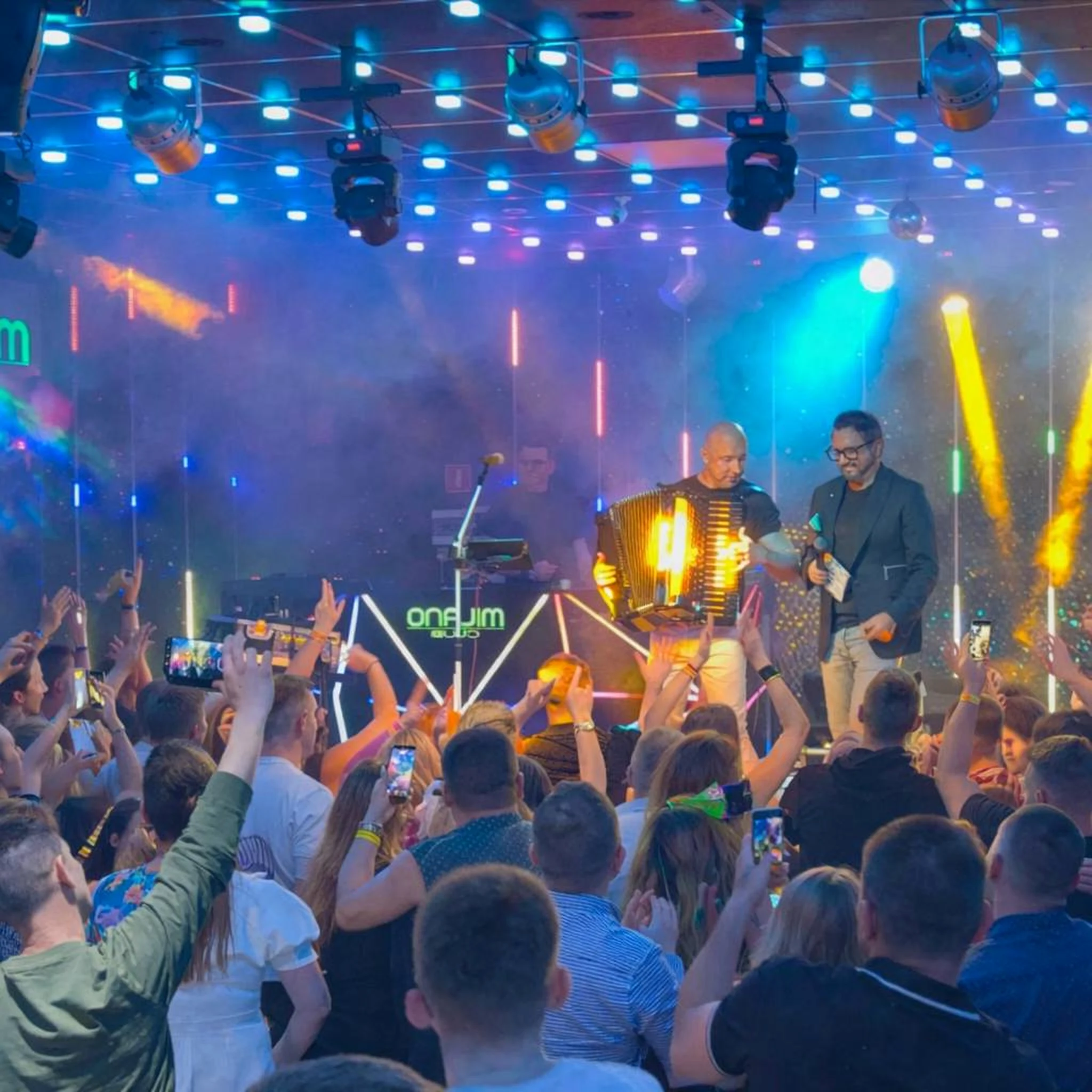ANDRE podczas koncertu disco polo